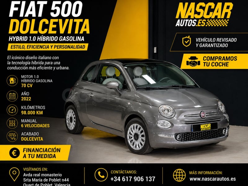 FIAT 500 Dolcevita 1.0 Hybrid 70 CV 2022 foto 1