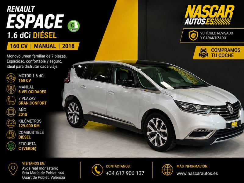 RENAULT Espace Intens Blue dCi 160 EDC 2018 foto 1